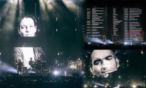 TÜRKİYE'DEN AKTİVİSTLERİN İSİMLERİ MASSIVE ATTACK SAHNESİNDE!
