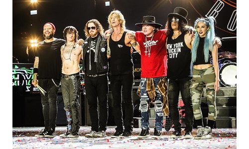 GUNS N' ROSES YENİ ALBÜME BAŞLADI