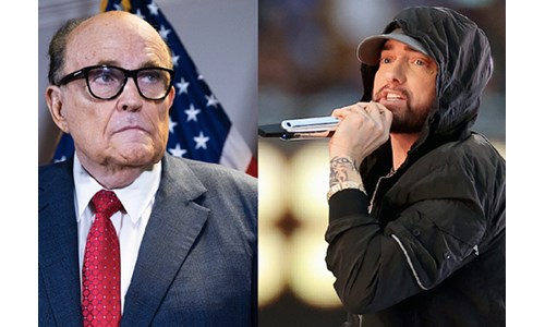GIULIANI'DEN EMINEM'E: 'GİT, BAŞKA ÜLKEDE POLİSİ ELEŞTİR'!