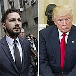 SHIA LEBEOUF, CANLI YAYINLA DÖRT YIL TRUMP´I PROTESTO EDECEK