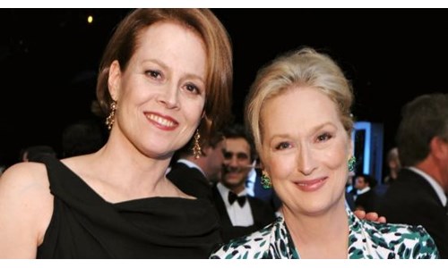 MERYL STREEP İLE SIGOURNEY WEAVER BİR ARADA